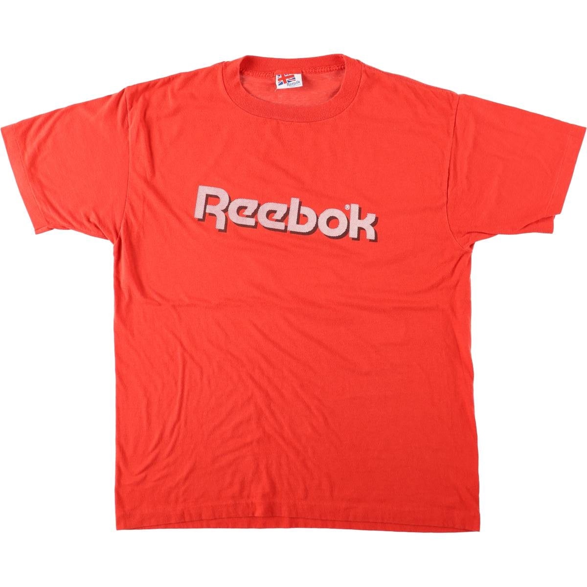 古着 80年代 リーボック Reebok スポーツプリントTシャツ USA製 メンズXL相当 ヴィンテージ/eaa681265
