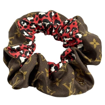 ルイヴィトン レディース シュシュ ヘアバンド ヘアゴム モノグラム ブラウン