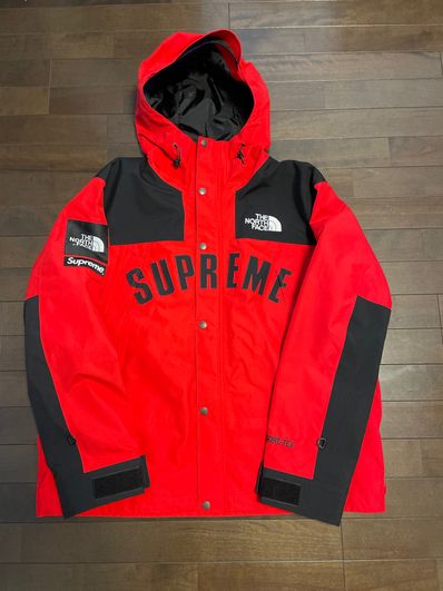 Supreme x The North Face Arc Logo Mountain Parka "Red"