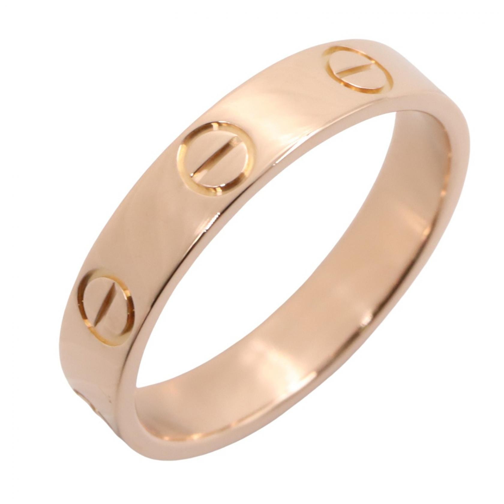 カルティエ CARTIER ミニラブ リング リング・指輪 ジュエリー K18PG(ピンクゴールド) レディース ゴールド系 B4085200 【中古】