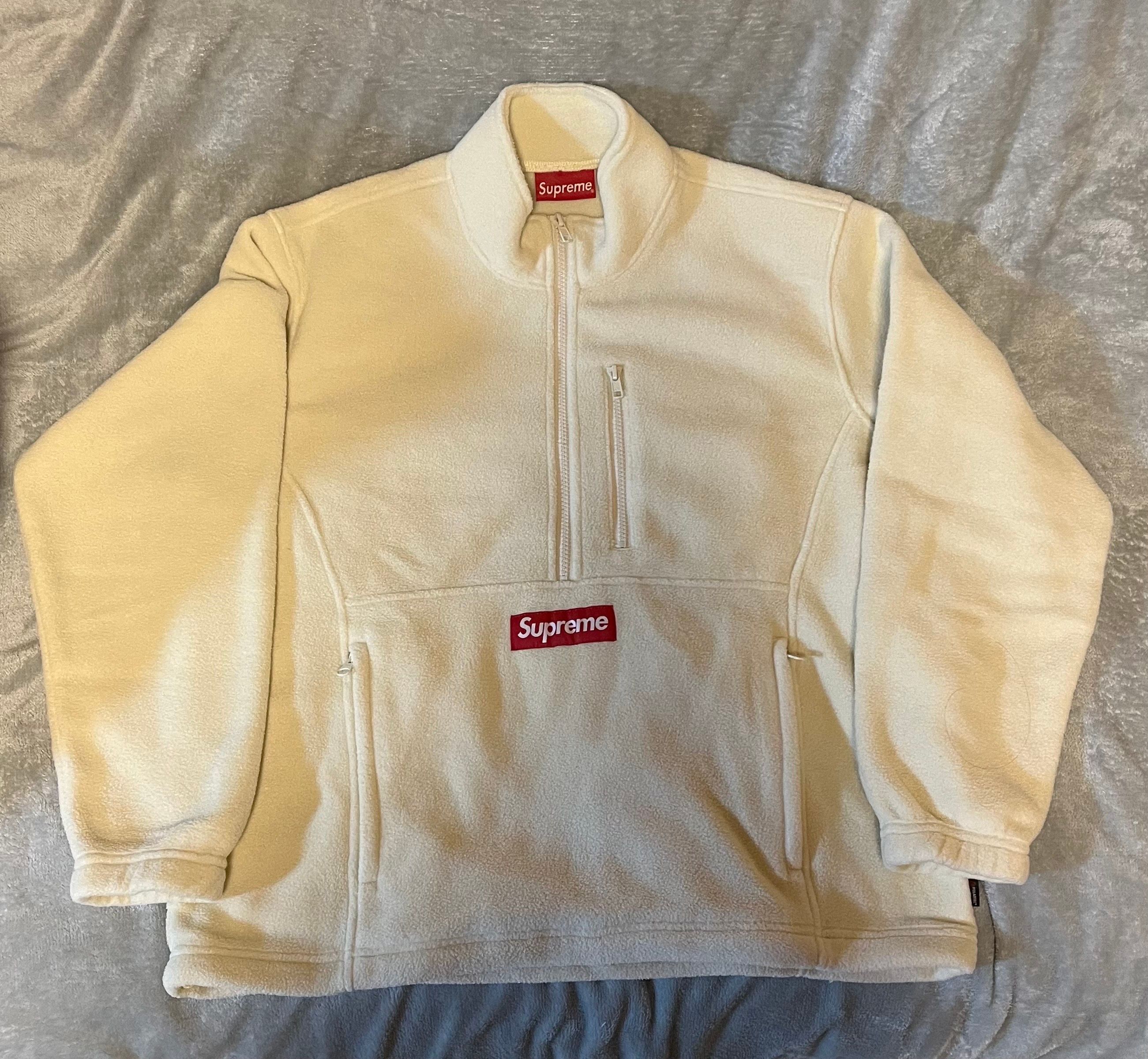 Supreme Polartec Half Zip Pullover "Natural"