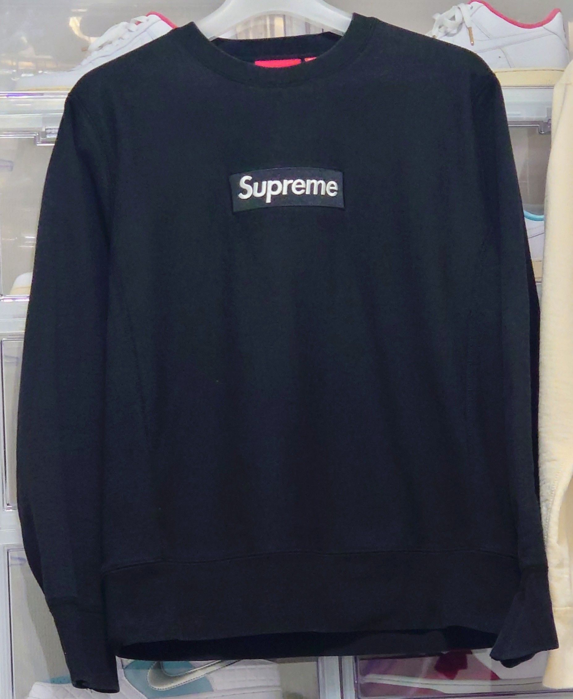 Supreme Box Logo Crewneck Sweatshirt "Black" (18FW)