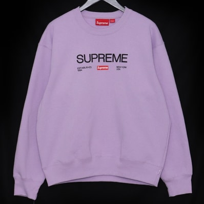 Supreme Established Crewneck "Violet"