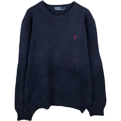 古着 ラルフローレン Ralph Lauren POLO by Ralph Lauren コットンニットセーター メンズL相当/eaa637138