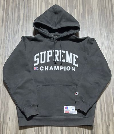 Supreme Champion Hooded Sweatshirt "Black"
