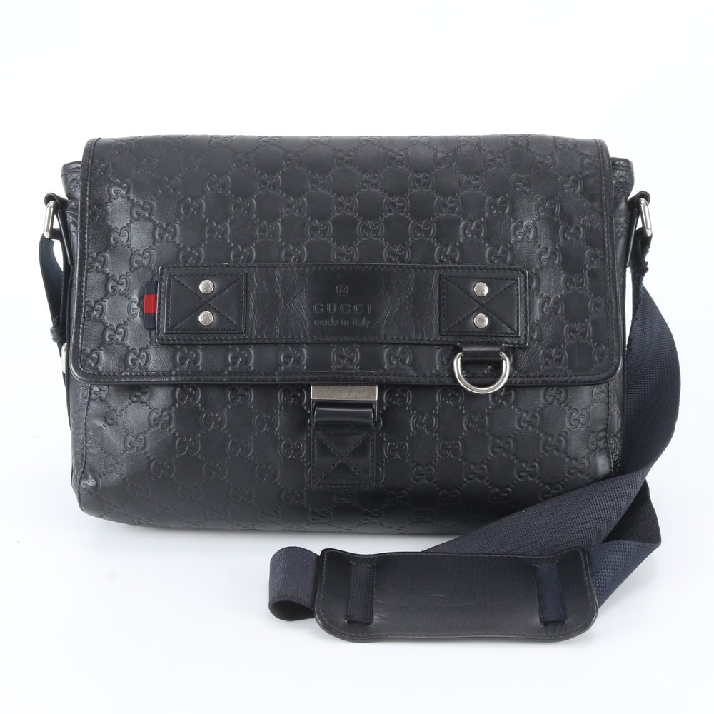 ■美品 グッチ グッチシマ 246067 ショルダーバッグ レザー