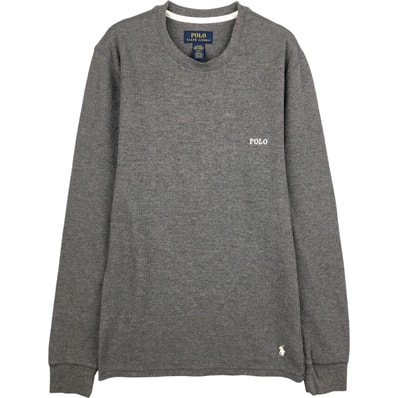古着 ラルフローレン Ralph Lauren POLO RALPH LAUREN SLEEPWEAR サーマルロンT ワッフル メンズS相当/eaa591038
