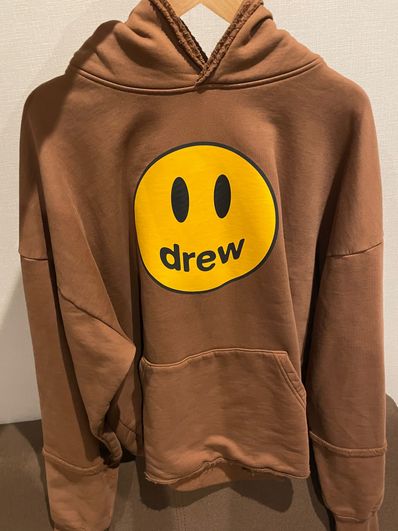 drew house mascot deconstructed hoodie "Brown"