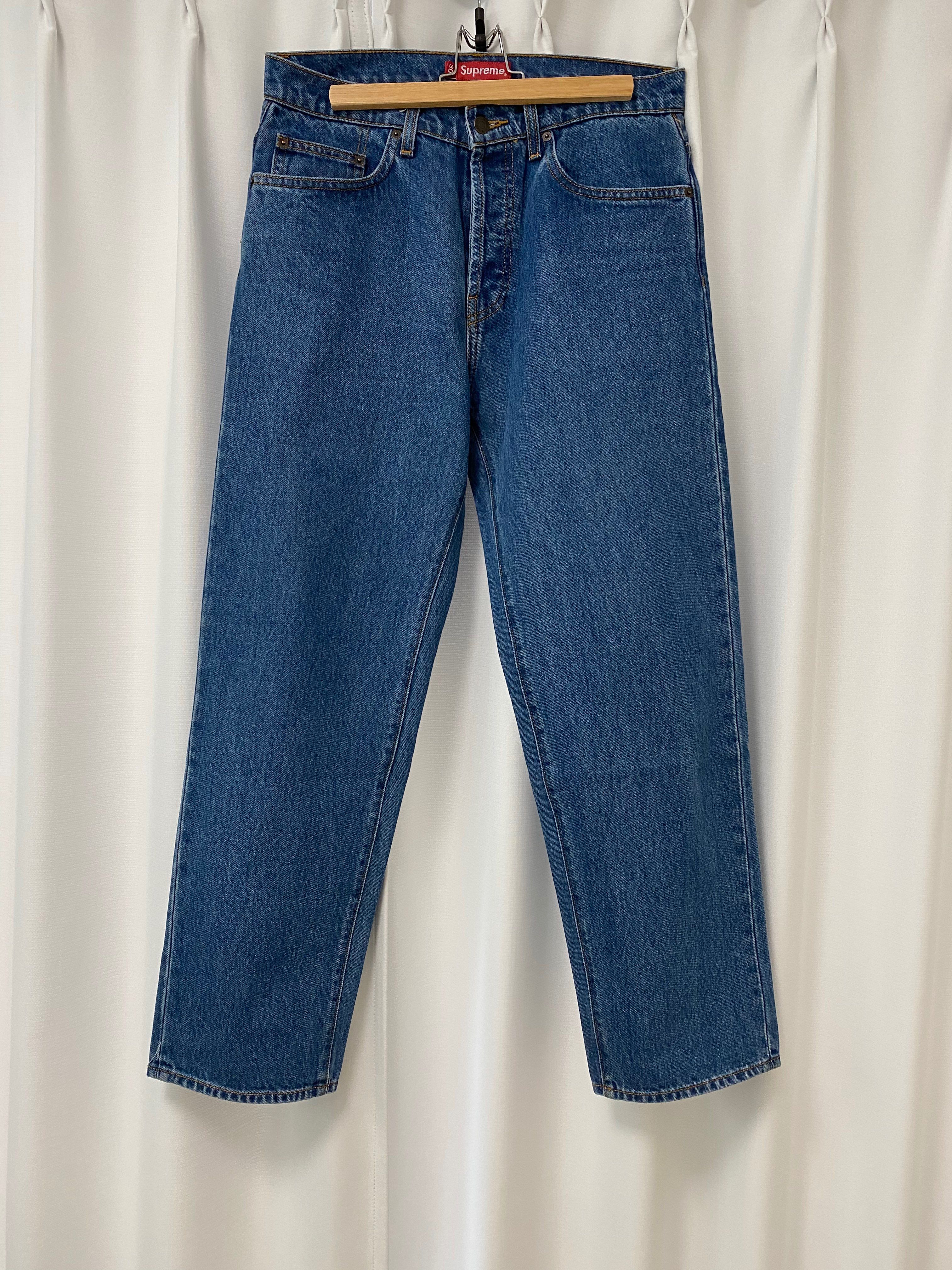 Supreme Baggy Jean "Washed Indigo" (22SS)