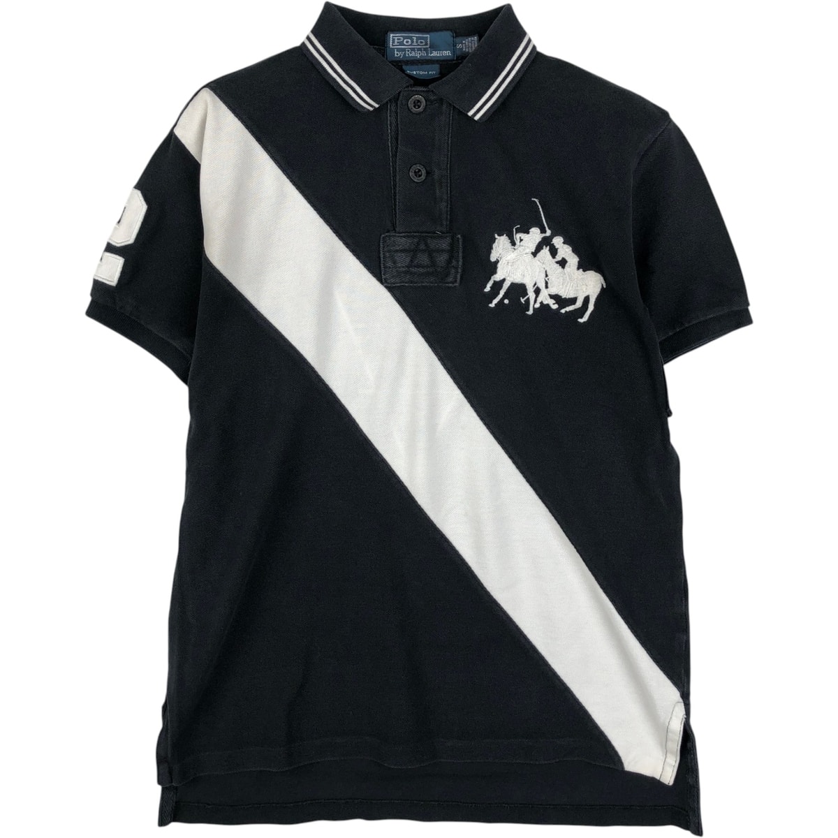 古着 ラルフローレン Ralph Lauren POLO by Ralph Lauren CUSTOM FIT 半袖 ポロシャツ メンズS相当/eaa644789