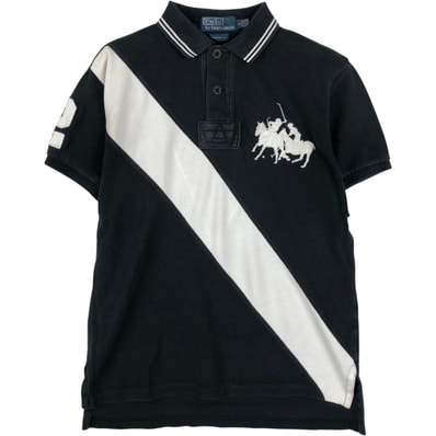 古着 ラルフローレン Ralph Lauren POLO by Ralph Lauren CUSTOM FIT 半袖 ポロシャツ メンズS相当/eaa644789