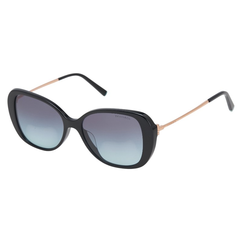 ティファニー サングラス TF4156-F ブラック ゴールド プラスチック レディース TIFFANY&Co. 【中古】
