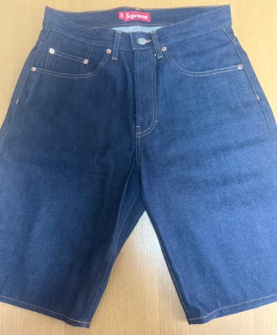 Supreme Rigid Baggy Selvedge Denim Short "Rigid Indigo"