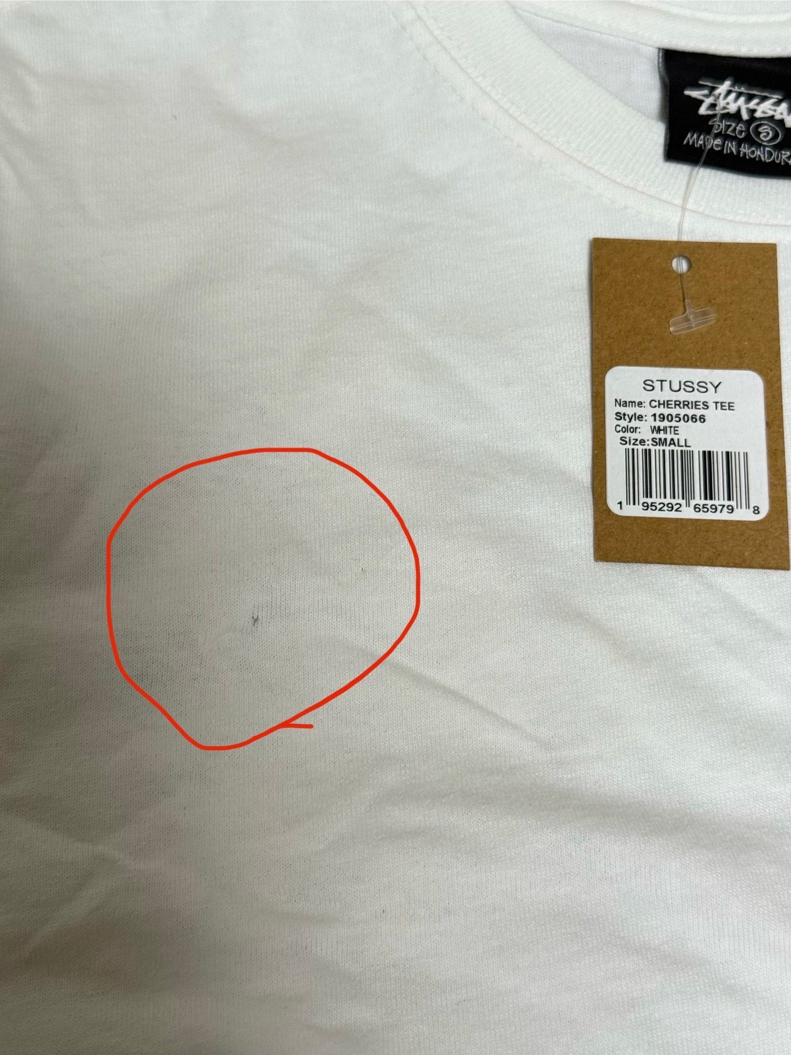 Stussy Cherries Tee "White"