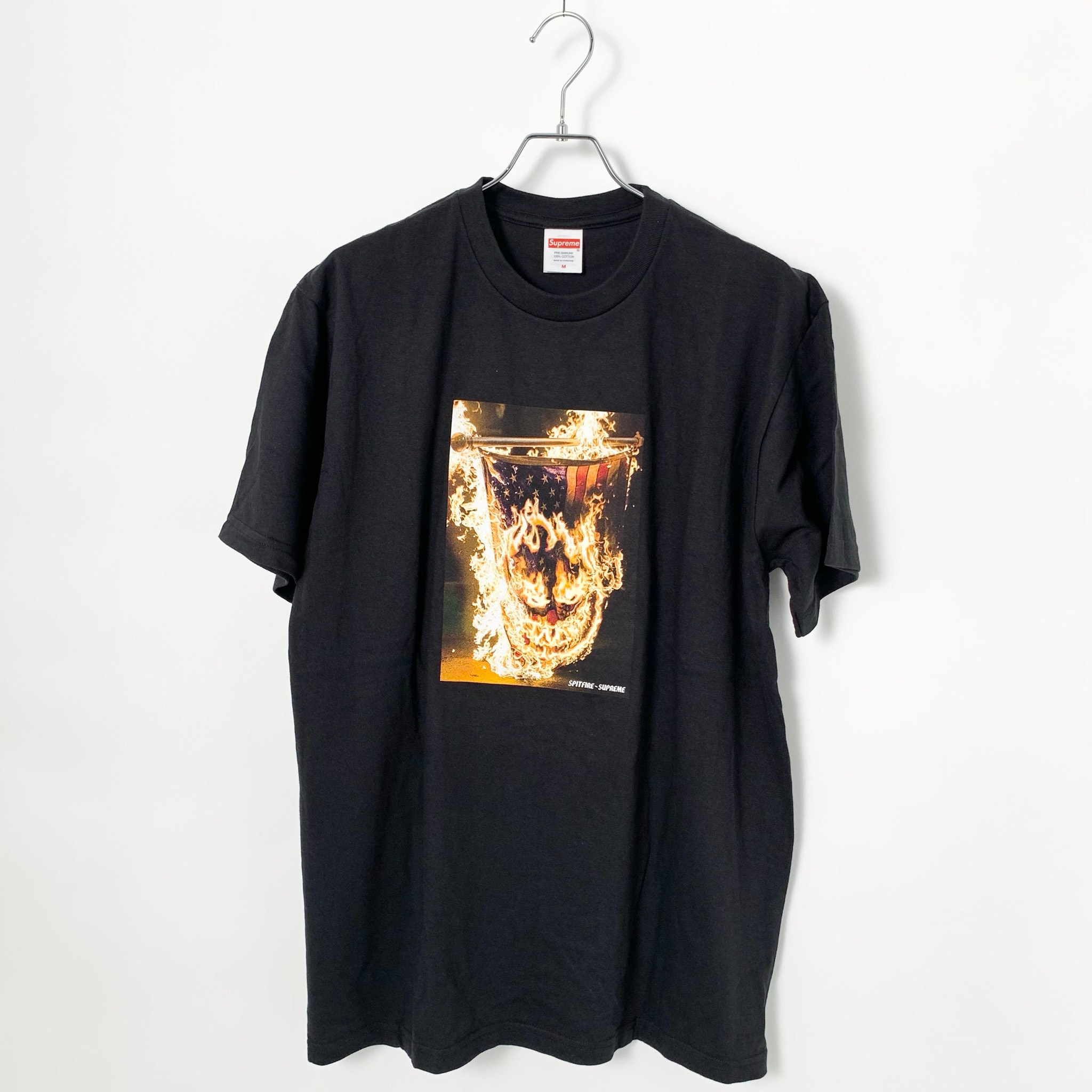 Supreme x Spitfire Flag Tee "Black"