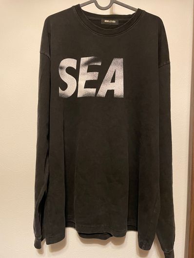 WIND AND SEA SEA (P-Dye) L/S Tee "Black White"