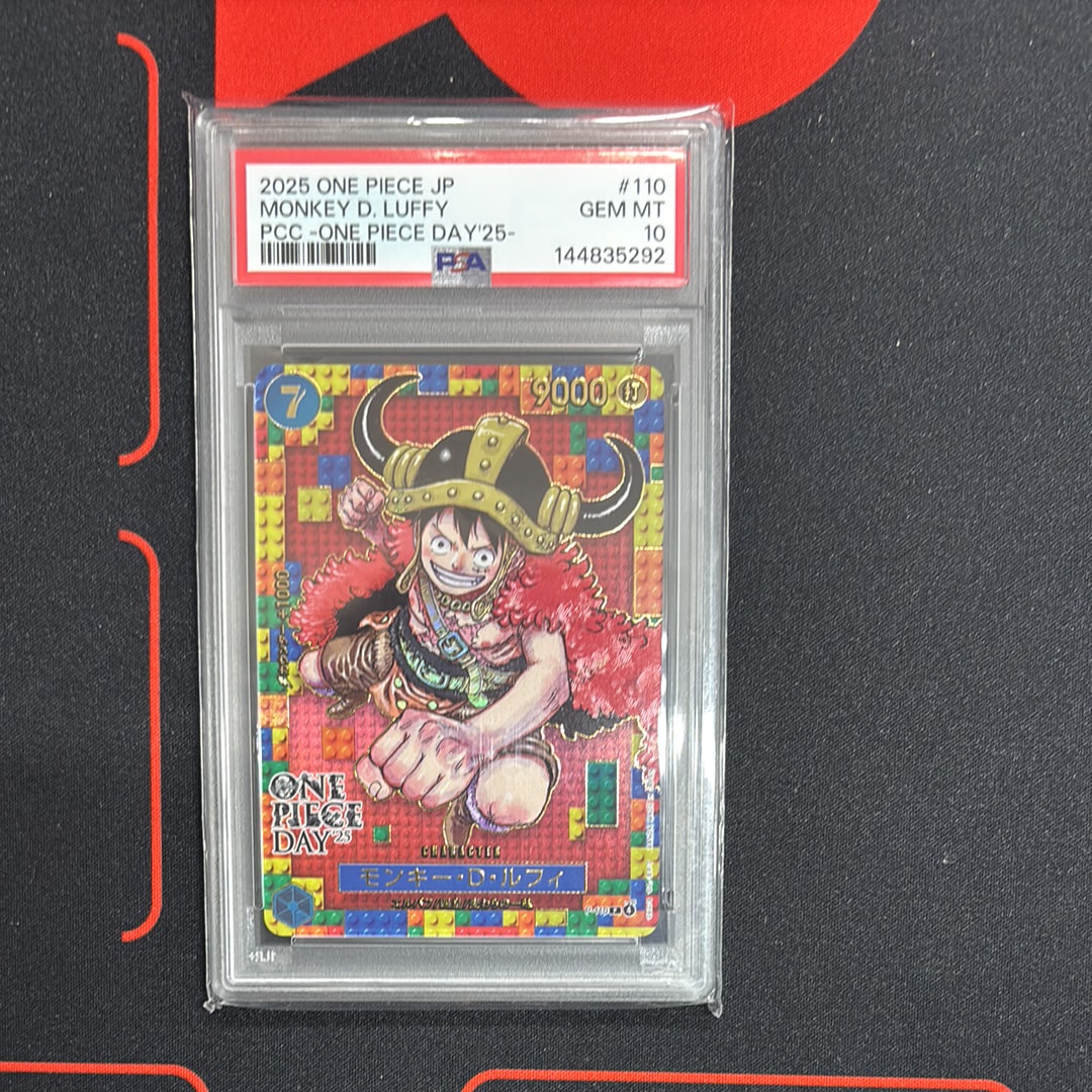 K*i様 【PSA10 GEM MT】ルフィ P-110 ワンピースデイ25 プ モンキー・D・ルフィ P [P-110](プレミアムカードコレクション