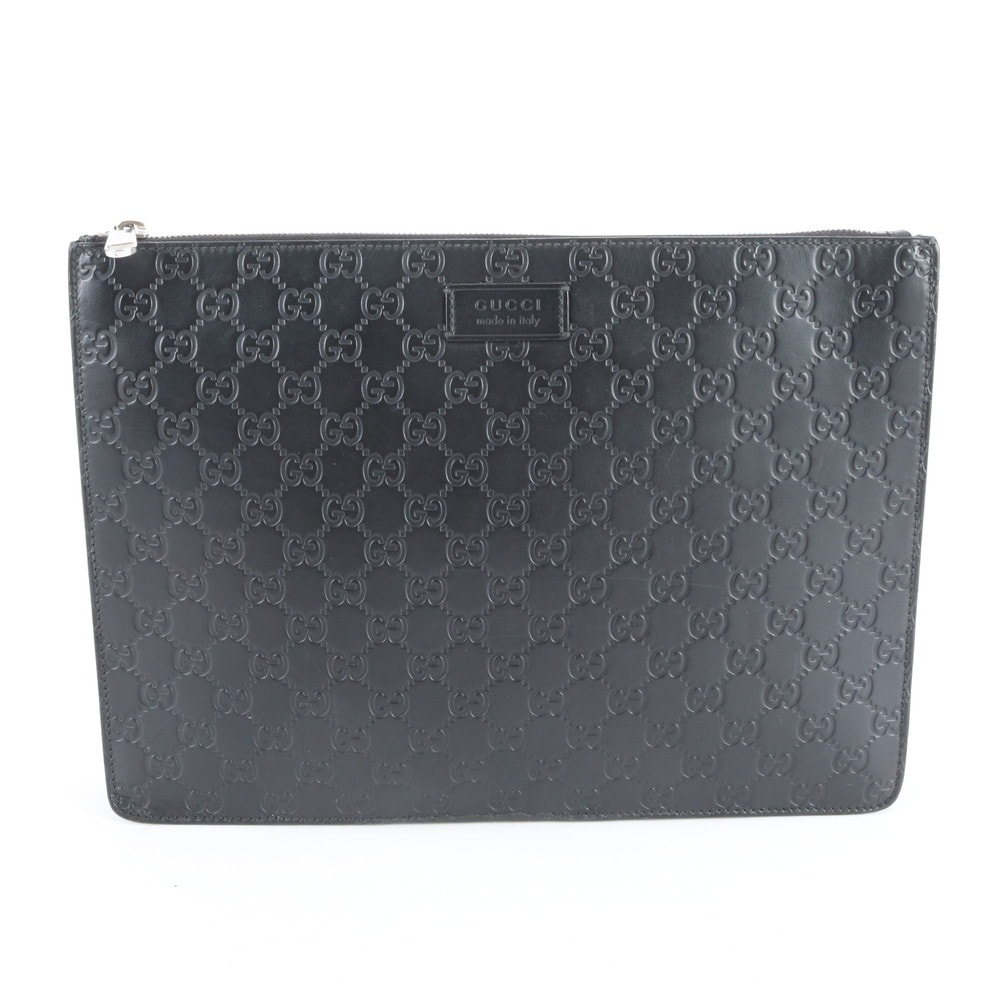 ■極美品 グッチ グッチシマ 429004 セカンドバッグ レザー