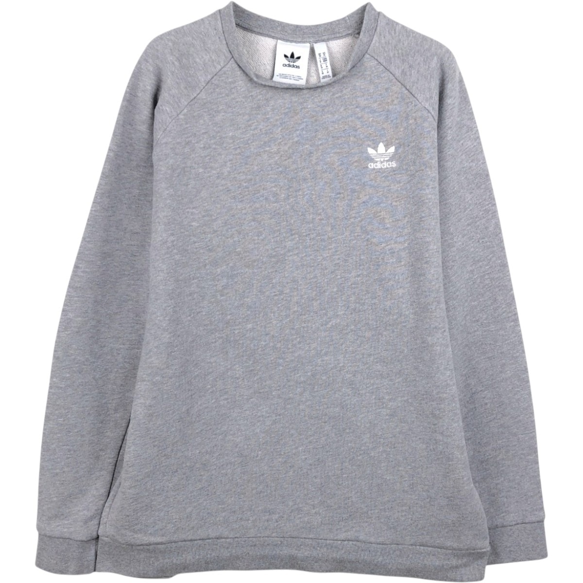 古着 アディダス adidas ワンポイントロゴスウェットシャツ トレーナー メンズM相当/eaa680644