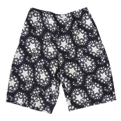 GUCCI グッチ ショートパンツ 624399 ZAENN スター総柄 星柄 シルク ショーツ ショート ハーフ パンツ ブラック系 46【美品】【中古】