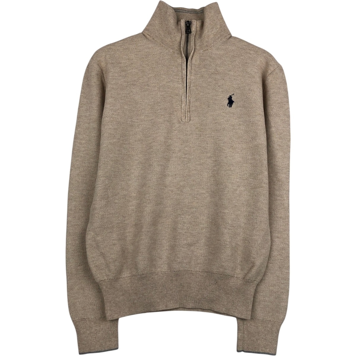 古着 ラルフローレン Ralph Lauren POLO RALPH LAUREN コットンニットハーフジップセーター レディースS相当/eaa621172