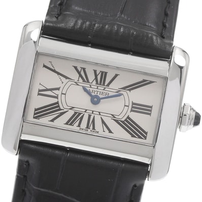 ☆良品 カルティエ ミニタンクディバン W6300255 レディース 【中古】