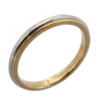 【6jcb0786】ティファニー リング ルシダ K18YG イエローゴールド Pt950 プラチナ 6.5号【中古】レディース