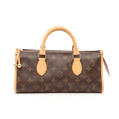 ルイ・ヴィトン LOUIS VUITTON ポパンクール ハンドバッグ バッグ PVCコーティングキャンバス レザー モノグラム レディース ブラウン系 M40009 【中古】