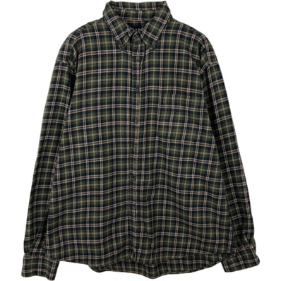 古着 90年代 ギャップ GAP オールドギャップ 長袖 ボタンダウン フランネルチェックシャツ メンズL相当 ヴィンテージ/eaa637947