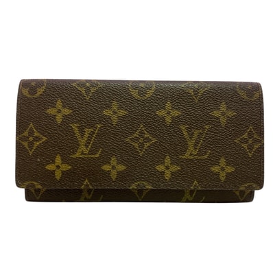 ルイヴィトン LOUIS VUITTON 長財布 モノグラム ポルトサークルバイフォールド 長札入れ M61820 ブラウン