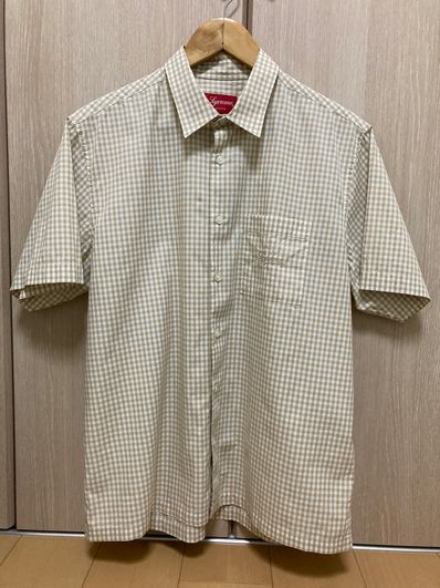 Supreme Gingham S/S Shirt "Tan"