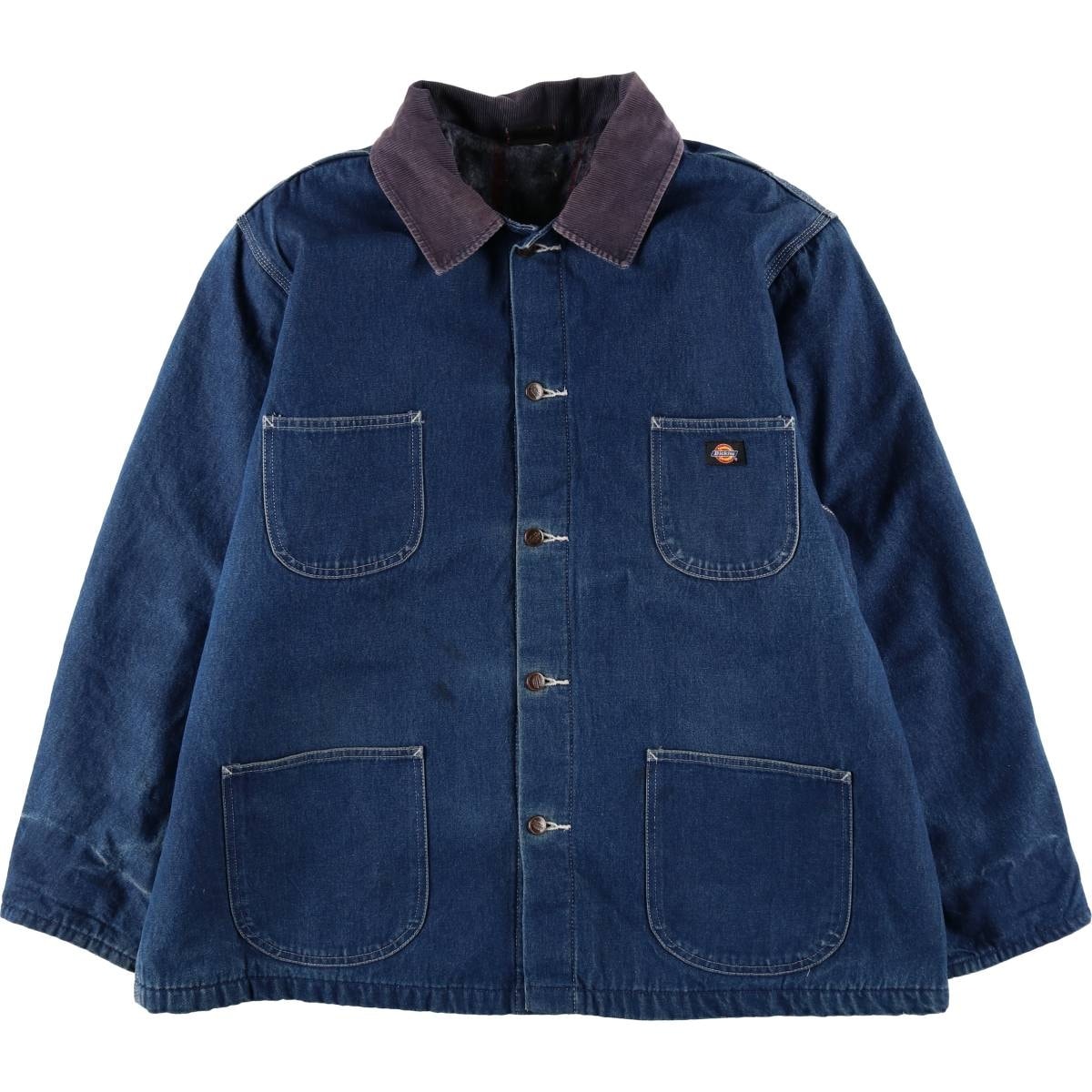 古着 ディッキーズ Dickies デニムカバーオール メンズXL相当/eaa495292