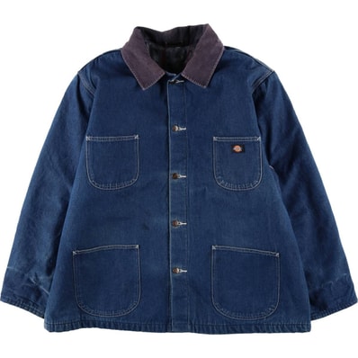 古着 ディッキーズ Dickies デニムカバーオール メンズXL相当/eaa495292