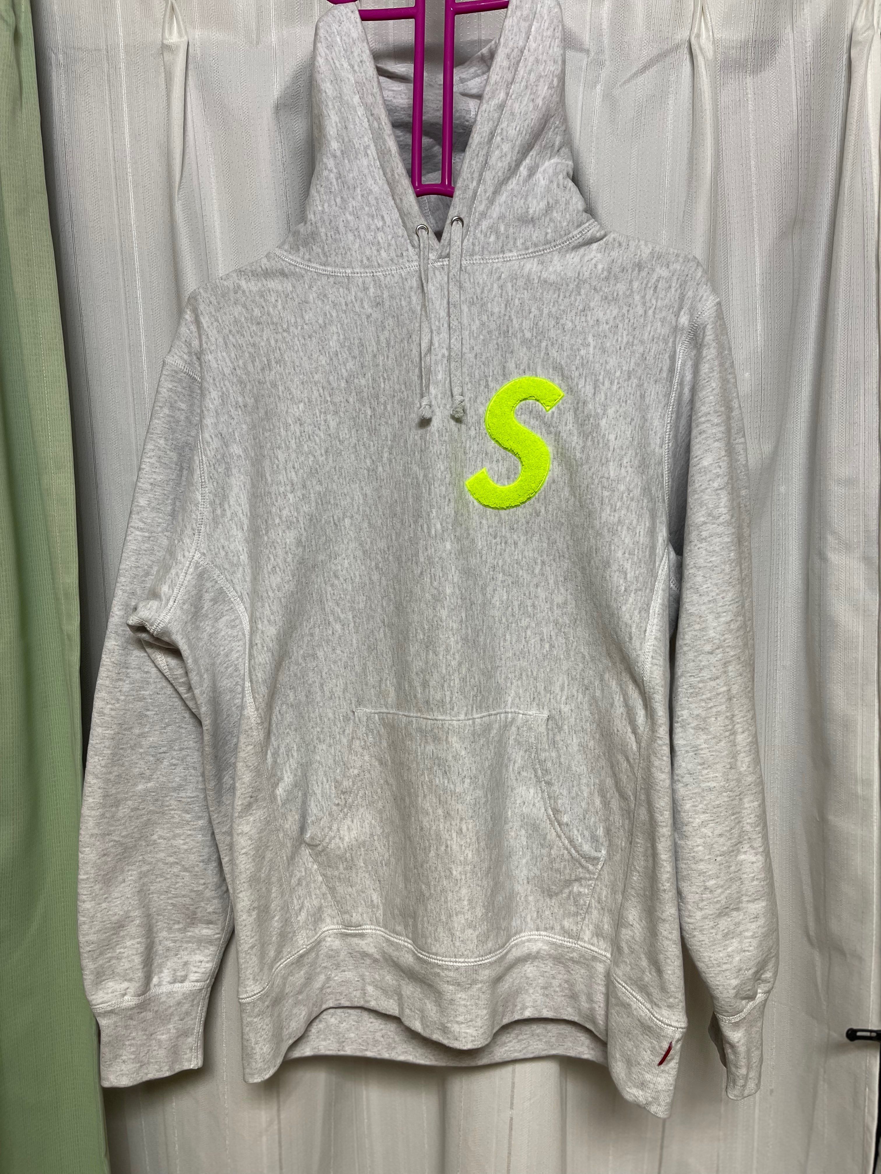 Supreme S Logo Hooded Sweatshirt "Grey" (19FW)