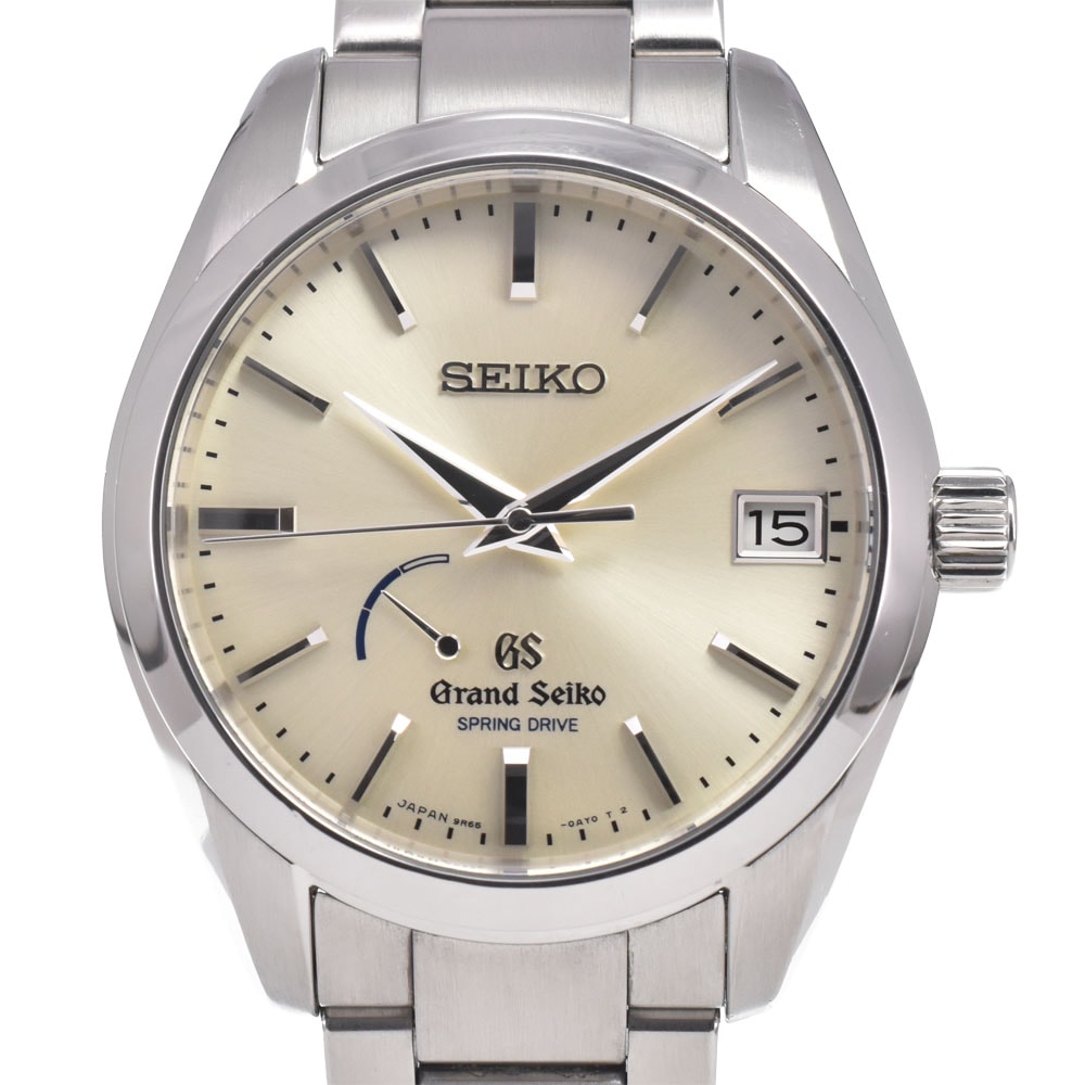 セイコー SEIKO SBGA083/9R65-0BH0 グランドセイコー シルバー スプリングドライブ メンズ 良品 腕時計 M#150659