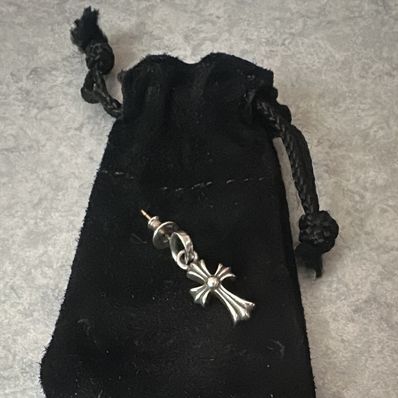 Chrome Hearts CH Cross Baby Fat Earrings Earrings "Silver"