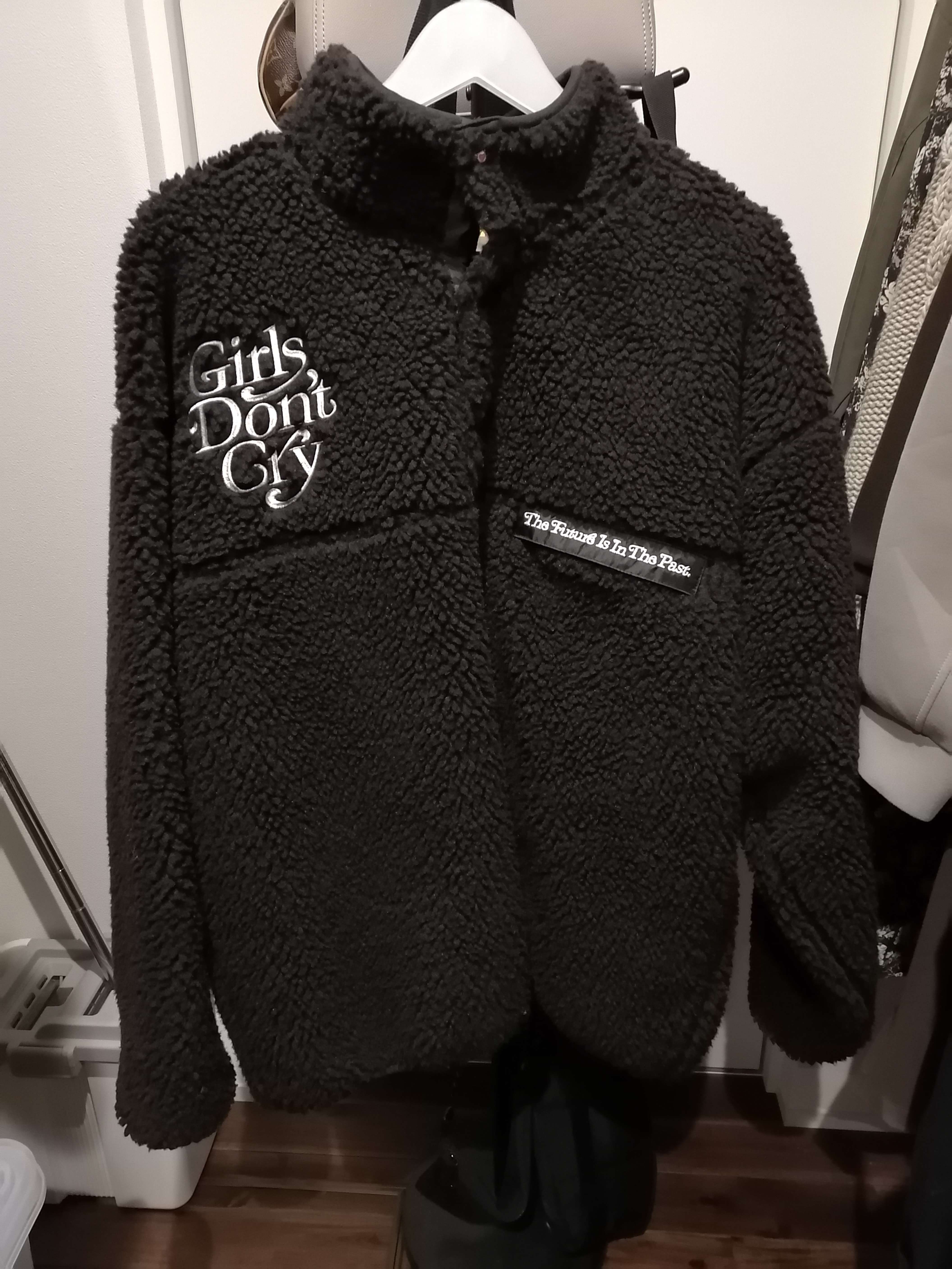 HUMAN MADE Girls Don ’t Cry fleece jacket "Black" / VERDY