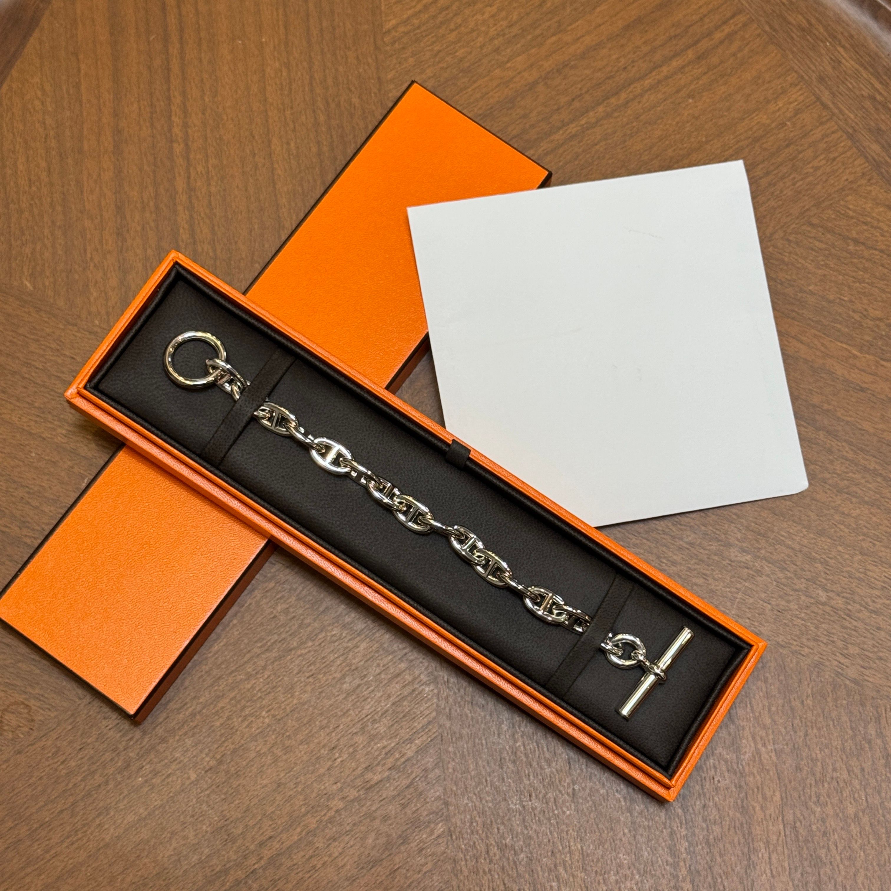 Hermes Chaine D'ancre MM Bracelet "Silver"