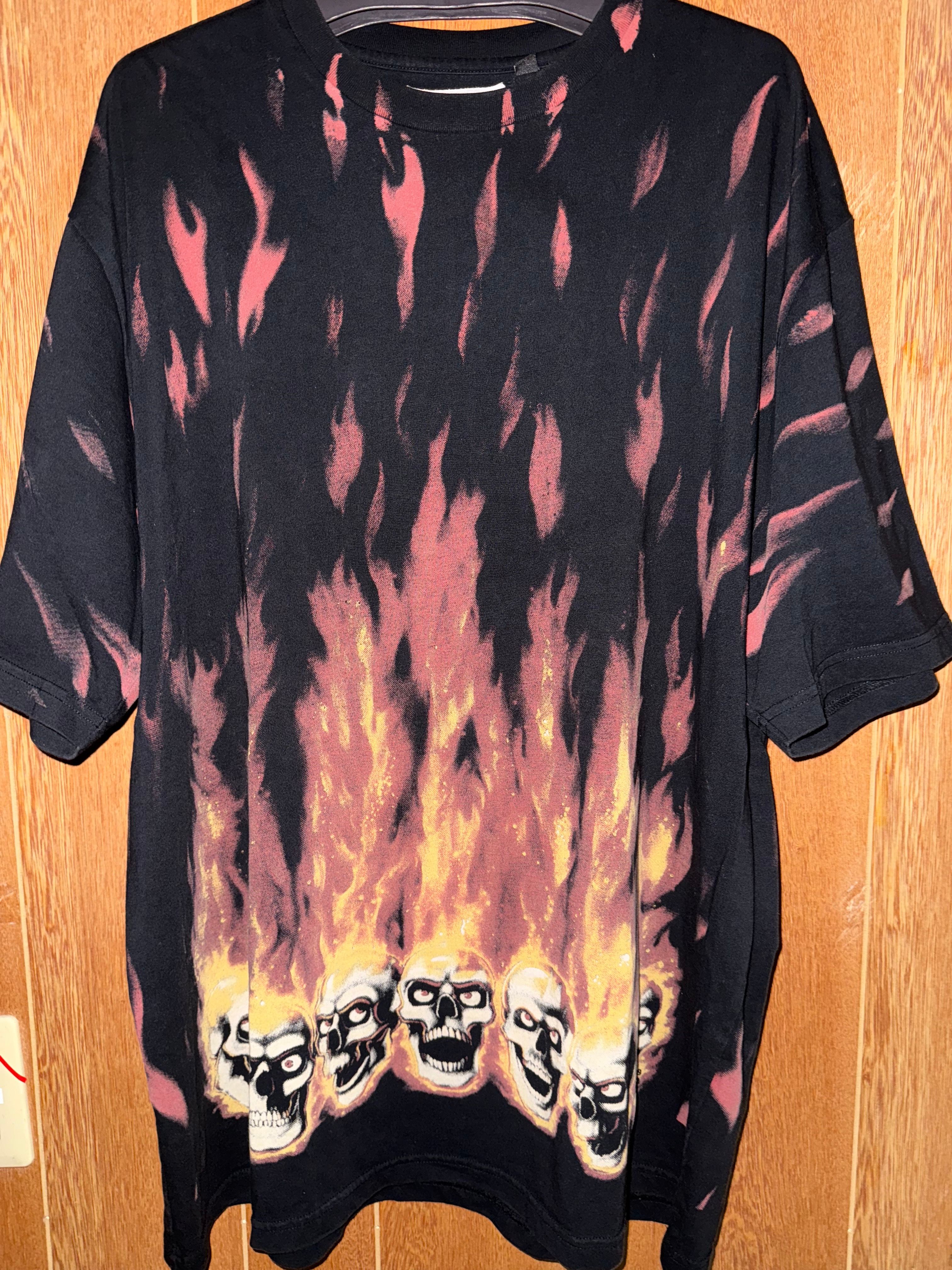 Supreme x MM6 Maison Margiela Liquid Blue Oversized Tee "Black"