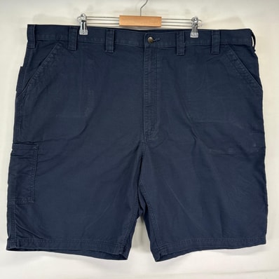 古着 カーハート Carhartt ショートパンツ ハーフ 半ズボン 短パン ダック ペインター 大きいサイズ w50 ネイビー メンズ