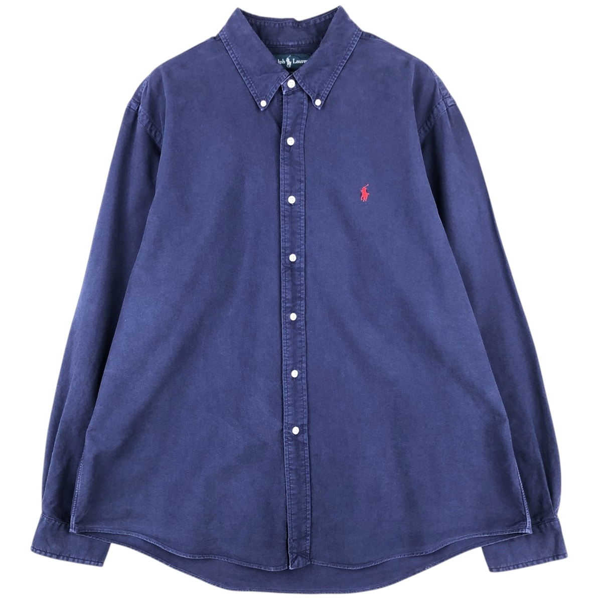 古着 ラルフローレン Ralph Lauren CUSTOM FIT 長袖 ボタンダウンシャツ メンズXXL相当/eaa628886