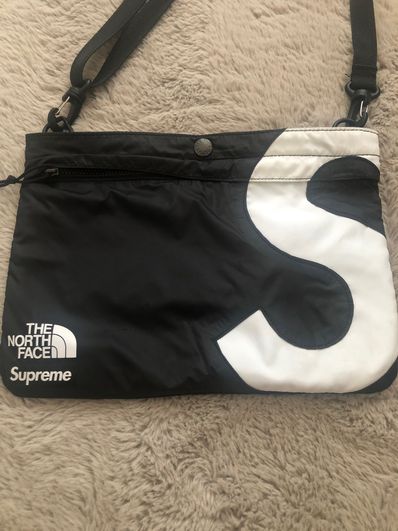 Supreme x The North Face S Logo Shoulder Bag "Black"