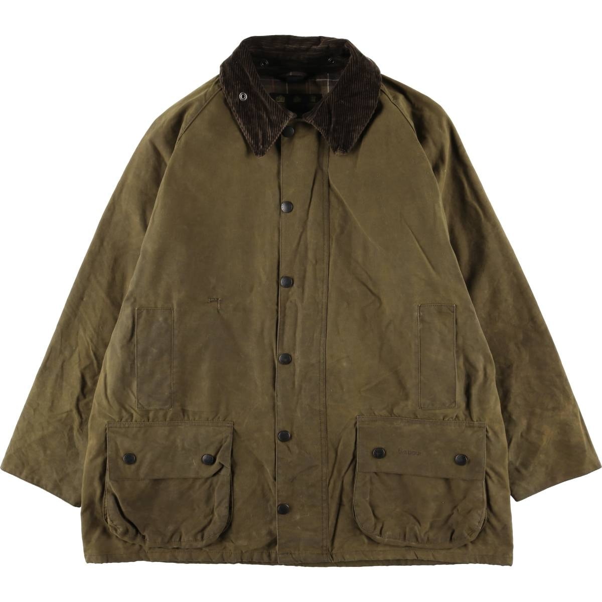 古着 00年代~ バブアー Barbour BEAUFORT ビューフォート 3ワラント オイルド ハンティングジャケット 英国製 46 メンズXL相当/eaa604856