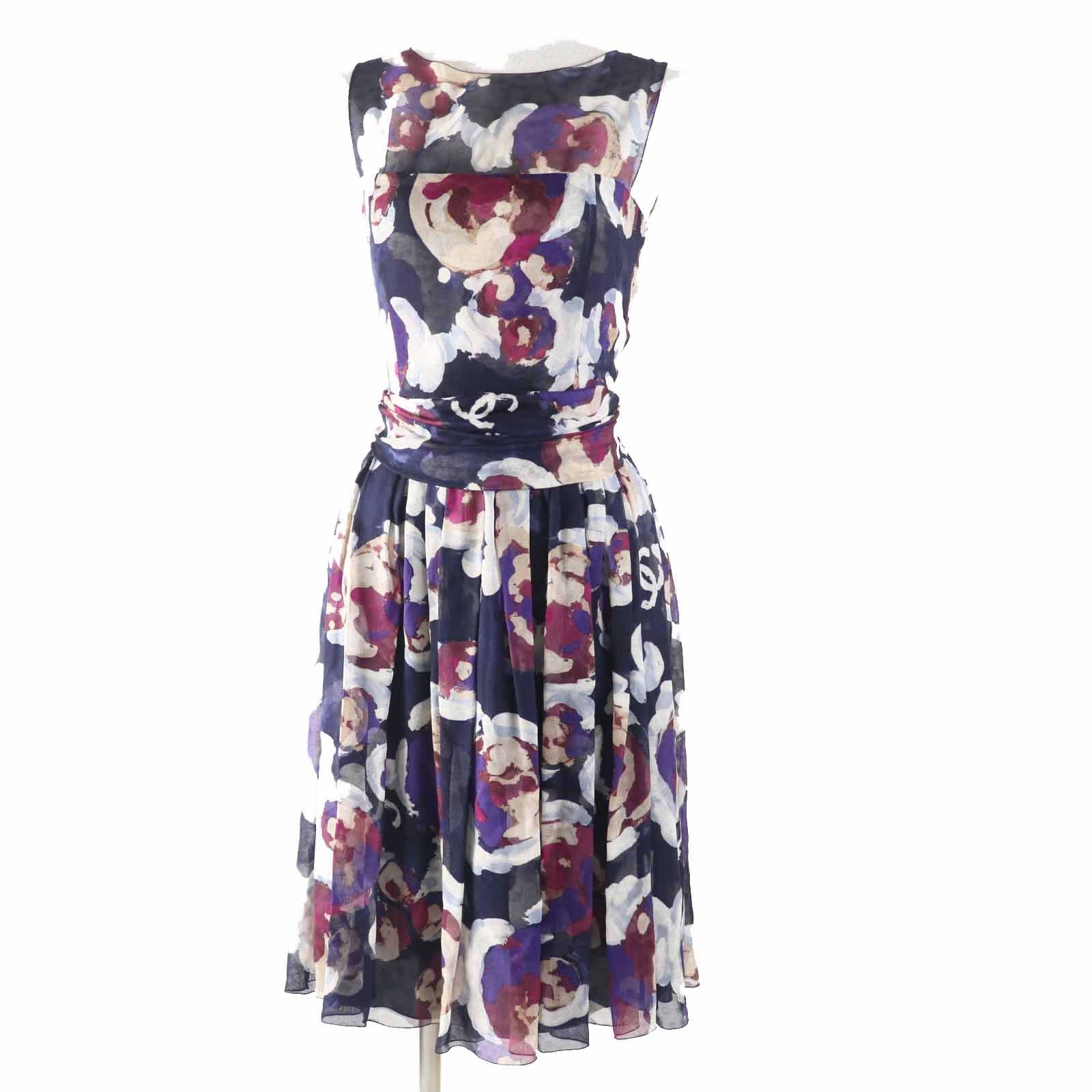 極美品 シャネル ワンピース マルチ レディース 34 P37299