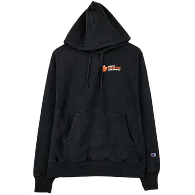 古着 チャンピオン Champion REVERSE WEAVE リバースウィーブ アドバタイジング スウェットプルオーバーパーカー メンズM相当/eaa652422