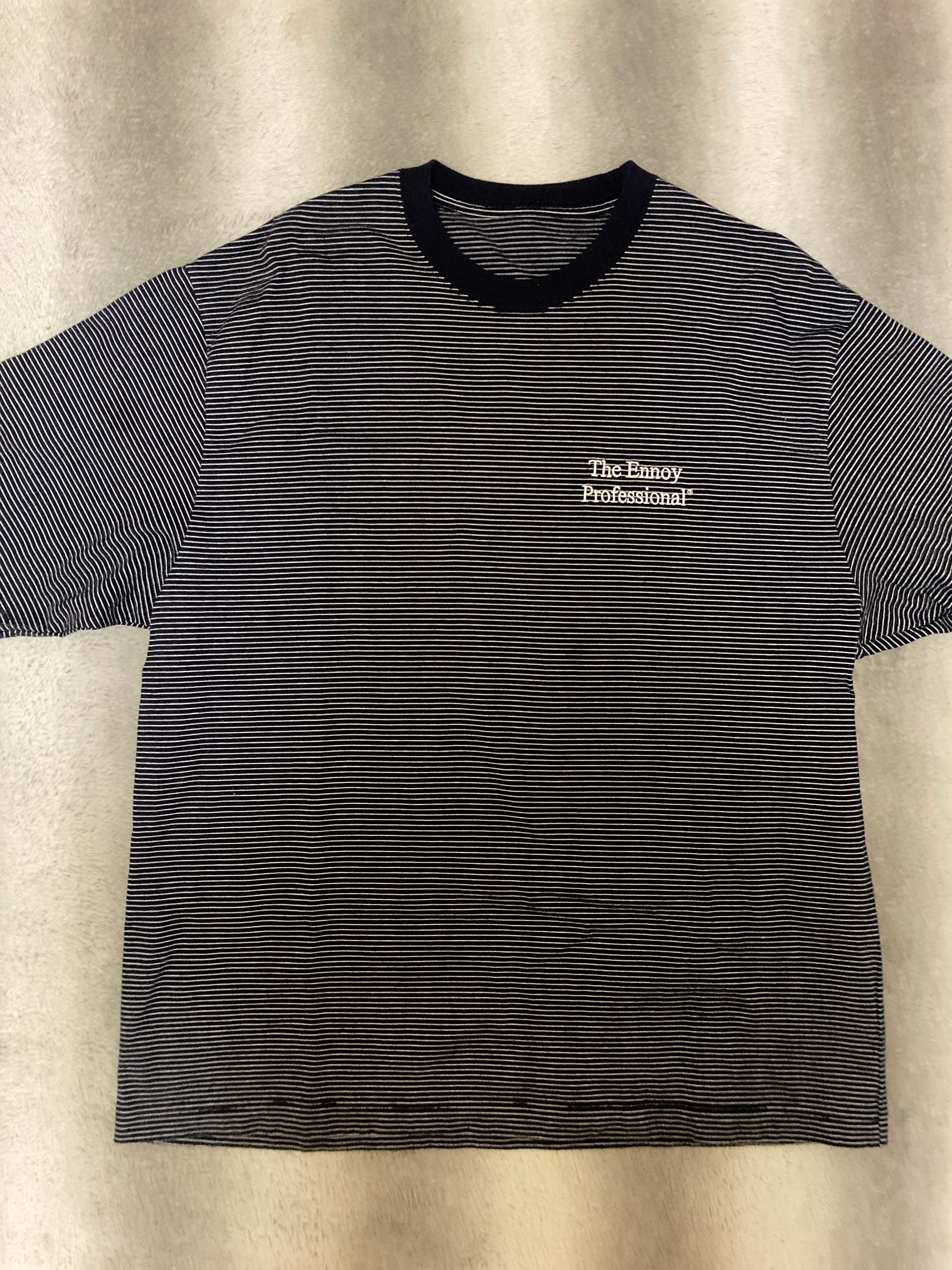 ENNOY 23SS S/S Border T-Shirt "Navy"