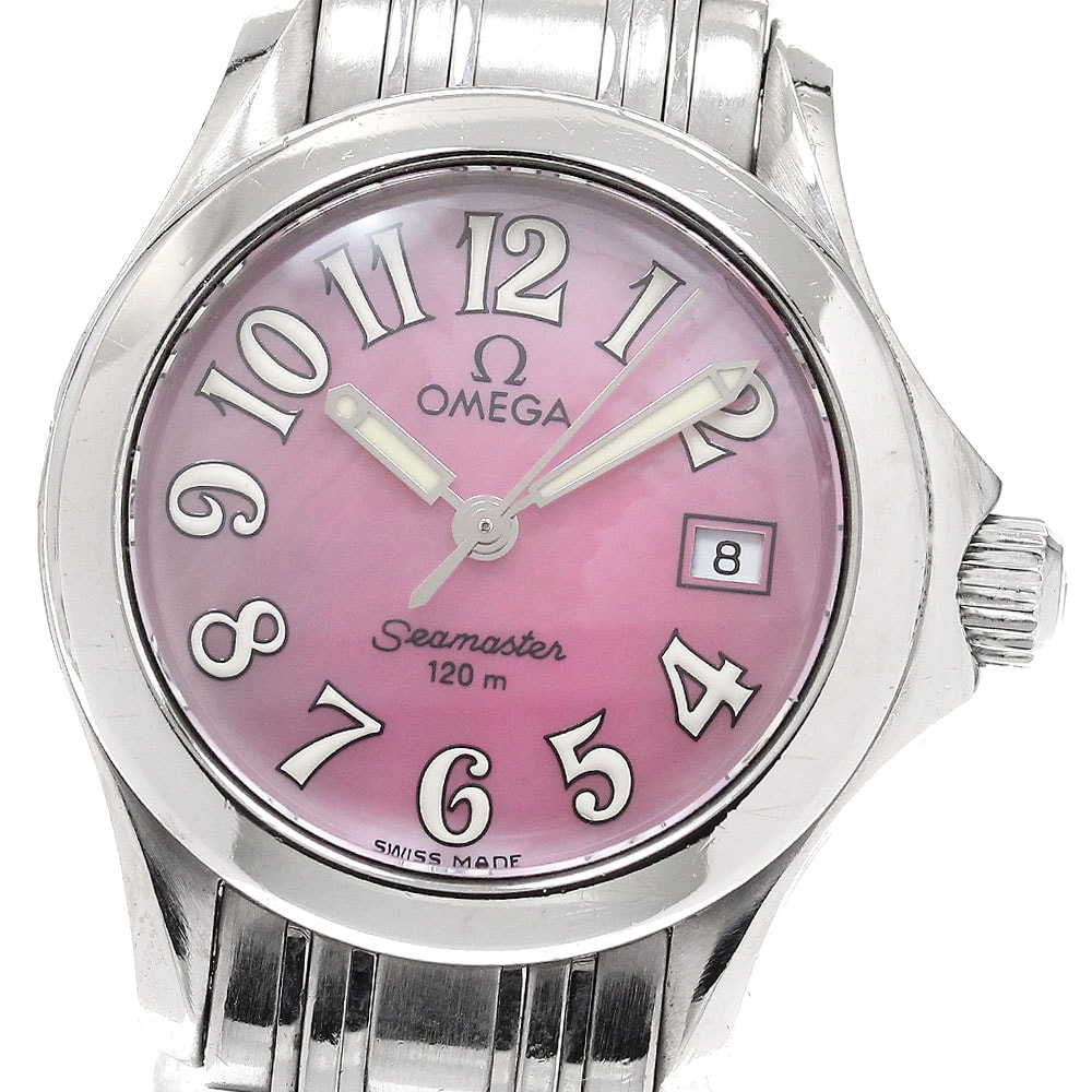 オメガ シーマスター120M デイト 2581.66 レディース 【中古】