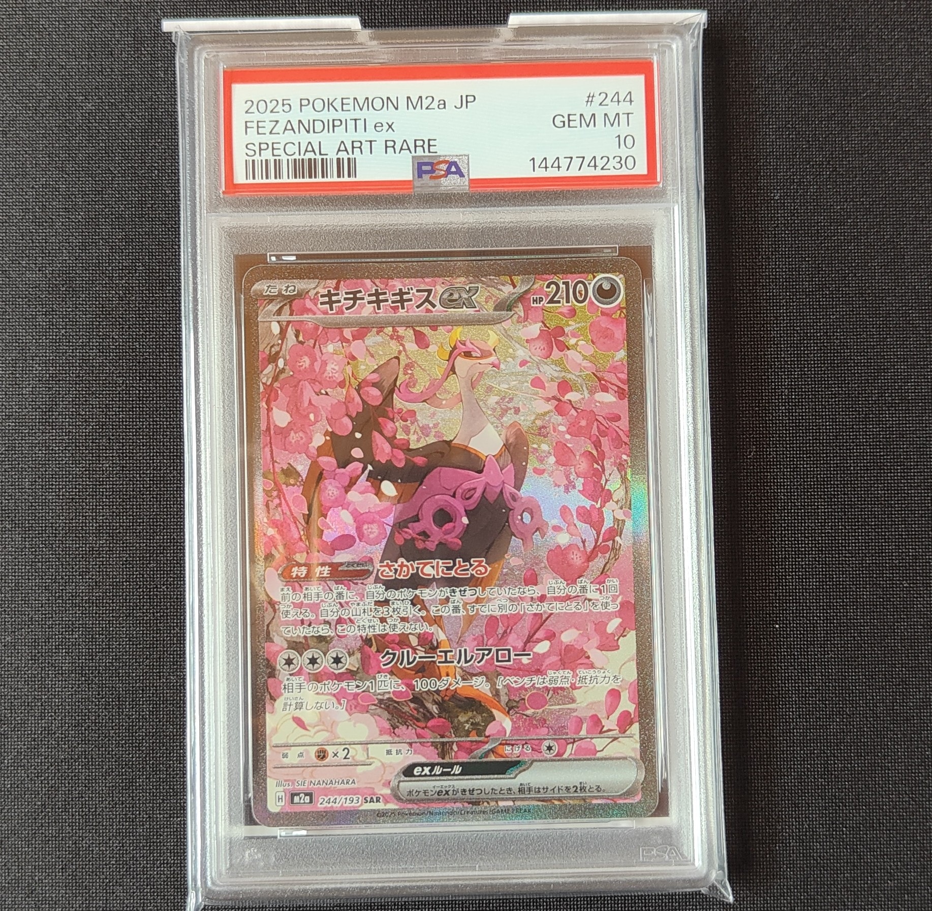 PSA10】キチキギスex SAR [M2a 244/193](ハイクラスパック「MEGA