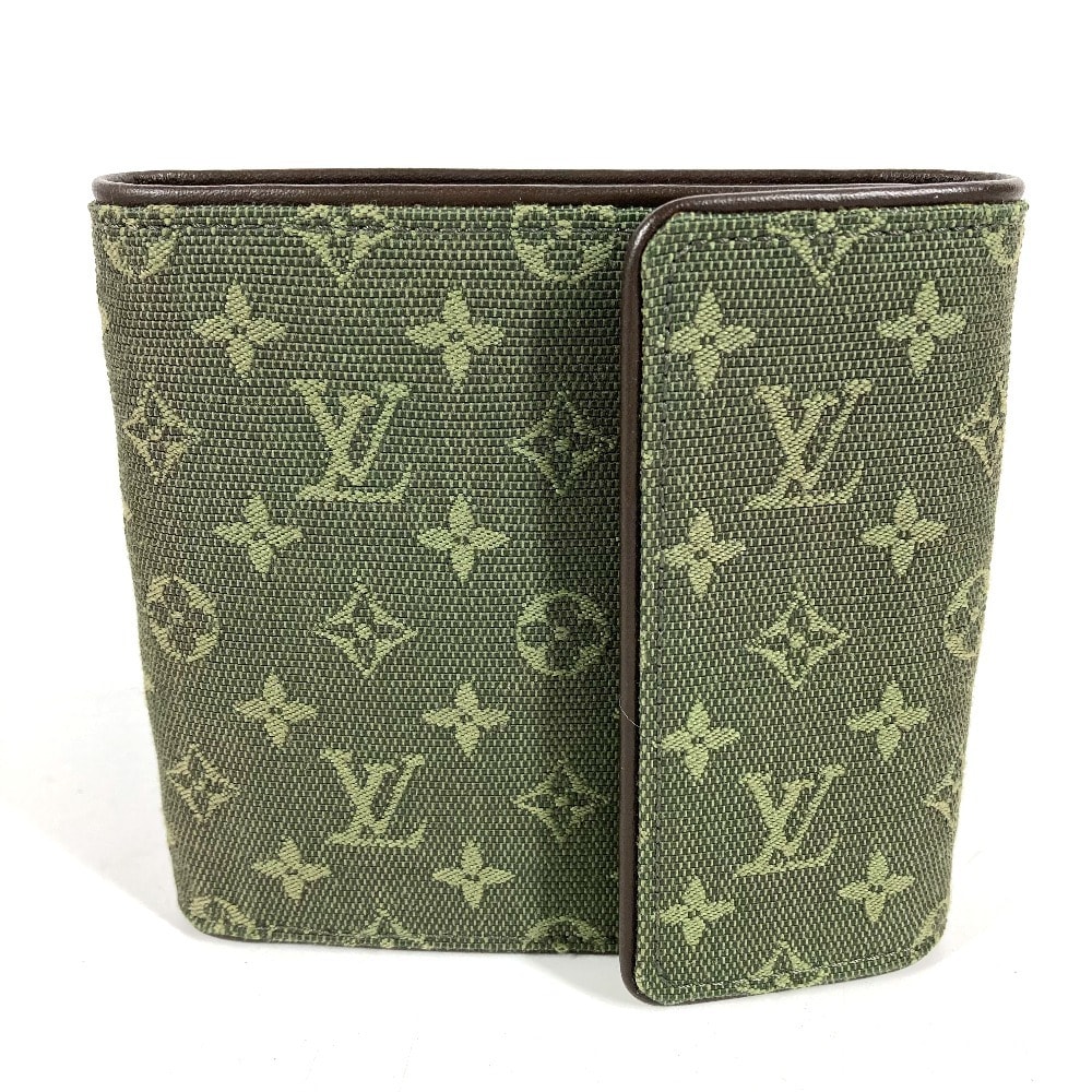 ルイヴィトン LOUIS VUITTON ポルトビエカルトクレディモネ ポルト ビエ カルト クレディ モネ  M92440 モノグラムミニ ウォレット コンパクトウォレット 3つ折り財布 モノグラムミニキャンバス カーキ