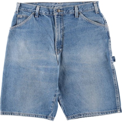 古着 ディッキーズ Dickies デニムペインターショーツ ハーフパンツ メンズw32相当/eaa554144